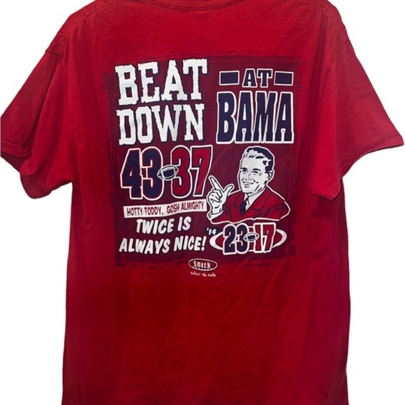 Tops - Ole Miss Vs Alabama tee